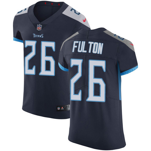Nike Titans #26 Kristian Fulton Navy Blue Team Color Men's Stitched NFL Vapor Untouchable Elite Jersey Nike Titans #26 Kristian Fulton Navy Blue Team Color Men's Stitched NFL Vapor Untouchable Elite Jersey