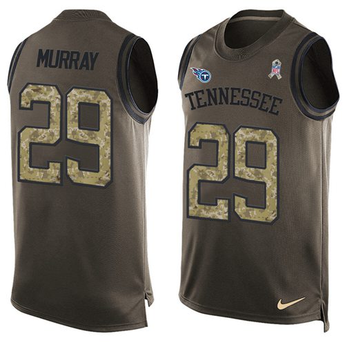 Nike Titans #29 DeMarco Murray Green Men's Stitched NFL Limited Salute To Service Tank Top Jersey Nike Titans #29 DeMarco Murray Green Men's Stitched NFL Limited Salute To Service Tank Top Jersey