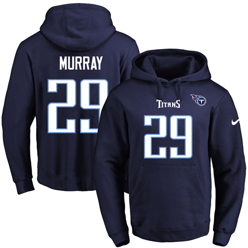 Nike Titans #29 DeMarco Murray Navy Blue Name & Number Pullover NFL Hoodie Nike Titans #29 DeMarco Murray Navy Blue Name & Number Pullover NFL Hoodie