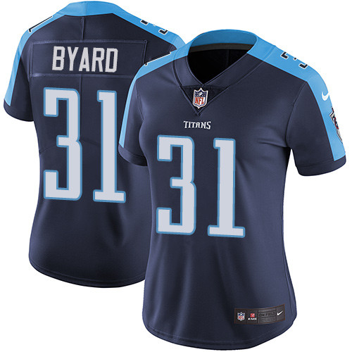 Nike Titans #31 Kevin Byard Navy Blue Alternate Women's Stitched NFL Vapor Untouchable Limited Jersey