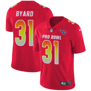 Nike Titans #31 Kevin Byard Red Men's Stitched NFL Limited AFC 2018 Pro Bowl Jersey Nike Titans #31 Kevin Byard Red Men's Stitched NFL Limited AFC 2018 Pro Bowl Jersey