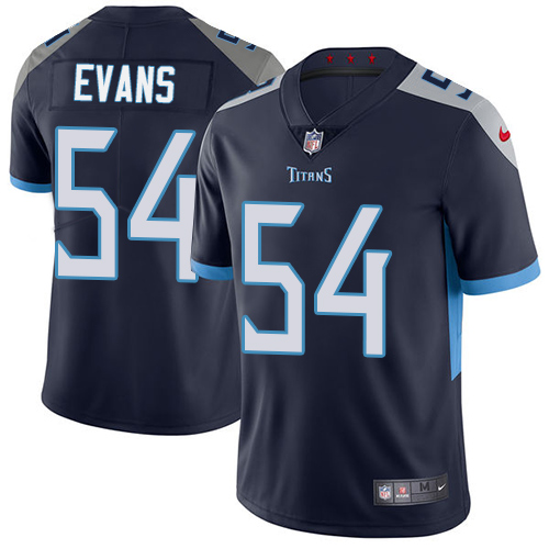 Nike Titans #54 Rashaan Evans Navy Blue Team Color Men's Stitched NFL Vapor Untouchable Limited Jersey Nike Titans #54 Rashaan Evans Navy Blue Team Color Men's Stitched NFL Vapor Untouchable Limited Jersey