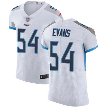 Nike Titans #54 Rashaan Evans White Men's Stitched NFL Vapor Untouchable Elite Jersey Nike Titans #54 Rashaan Evans White Men's Stitched NFL Vapor Untouchable Elite Jersey