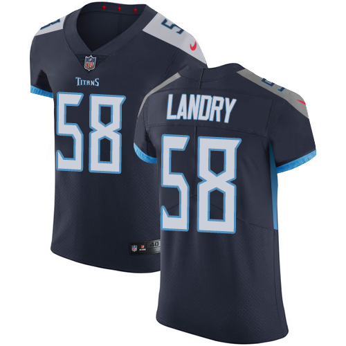 Nike Titans #58 Harold Landry Navy Blue Team Color Men's Stitched NFL Vapor Untouchable Elite Jersey Nike Titans #58 Harold Landry Navy Blue Team Color Men's Stitched NFL Vapor Untouchable Elite Jersey