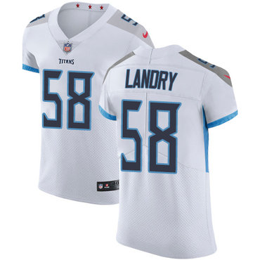 Nike Titans #58 Harold Landry White Men's Stitched NFL Vapor Untouchable Elite Jersey Nike Titans #58 Harold Landry White Men's Stitched NFL Vapor Untouchable Elite Jersey