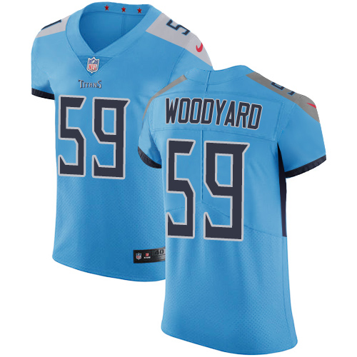 Nike Titans #59 Wesley Woodyard Light Blue Alternate Men's Stitched NFL Vapor Untouchable Elite Jersey Nike Titans #59 Wesley Woodyard Light Blue Alternate Men's Stitched NFL Vapor Untouchable Elite Jersey