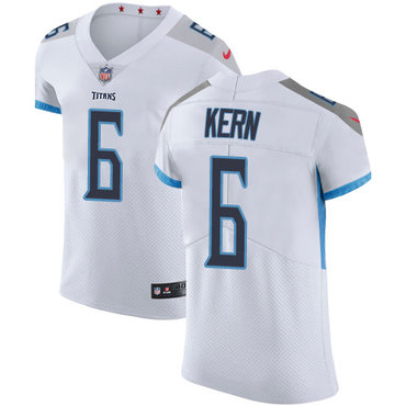 Nike Titans #6 Brett Kern White Men's Stitched NFL Vapor Untouchable Elite Jersey Nike Titans #6 Brett Kern White Men's Stitched NFL Vapor Untouchable Elite Jersey