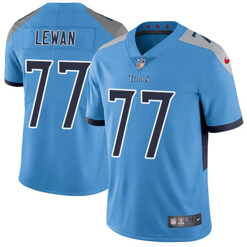 Nike Titans #77 Taylor Lewan Light Blue Alternate Men's Stitched NFL Vapor Untouchable Limited Jersey Nike Titans #77 Taylor Lewan Light Blue Alternate Men's Stitched NFL Vapor Untouchable Limited Jersey