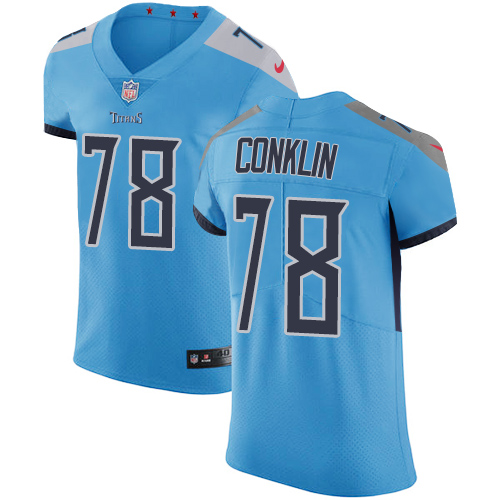 Nike Titans #78 Jack Conklin Light Blue Alternate Men's Stitched NFL Vapor Untouchable Elite Jersey Nike Titans #78 Jack Conklin Light Blue Alternate Men's Stitched NFL Vapor Untouchable Elite Jersey