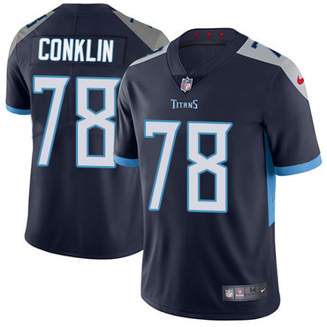 Nike Titans #78 Jack Conklin Navy Blue Alternate Youth Stitched NFL Vapor Untouchable Limited Jersey Nike Titans #78 Jack Conklin Navy Blue Alternate Youth Stitched NFL Vapor Untouchable Limited Jersey