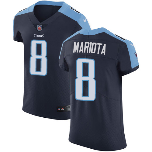 Nike Titans #8 Marcus Mariota Navy Blue Alternate Men's Stitched NFL Vapor Untouchable Elite Jersey Nike Titans #8 Marcus Mariota Navy Blue Alternate Men's Stitched NFL Vapor Untouchable Elite Jersey