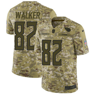 Nike Titans #82 Delanie Walker Camo Youth Stitched NFL Limited 2018 Salute to Service Jersey Nike Titans #82 Delanie Walker Camo Youth Stitched NFL Limited 2018 Salute to Service Jersey