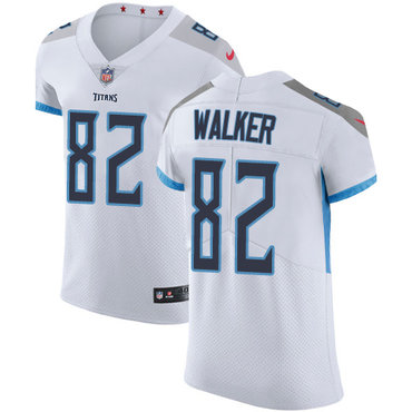 Nike Titans #82 Delanie Walker White Men's Stitched NFL Vapor Untouchable Elite Jersey Nike Titans #82 Delanie Walker White Men's Stitched NFL Vapor Untouchable Elite Jersey