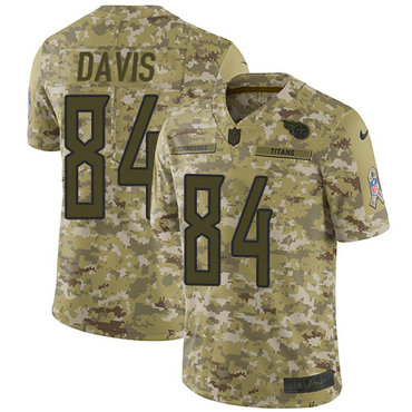 Nike Titans #84 Corey Davis Camo Youth Stitched NFL Limited 2018 Salute to Service Jersey Nike Titans #84 Corey Davis Camo Youth Stitched NFL Limited 2018 Salute to Service Jersey