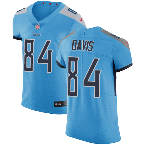 Nike Titans #84 Corey Davis Light Blue Alternate Men's Stitched NFL Vapor Untouchable Elite Jersey Nike Titans #84 Corey Davis Light Blue Alternate Men's Stitched NFL Vapor Untouchable Elite Jersey