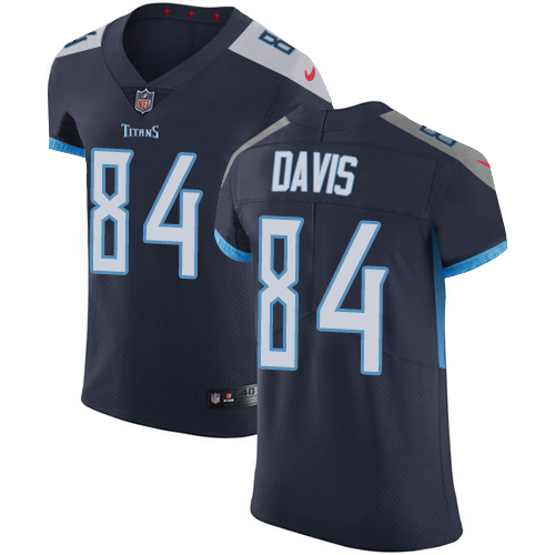 Nike Titans #84 Corey Davis Navy Blue Team Color Men's Stitched NFL Vapor Untouchable Elite Jersey Nike Titans #84 Corey Davis Navy Blue Team Color Men's Stitched NFL Vapor Untouchable Elite Jersey