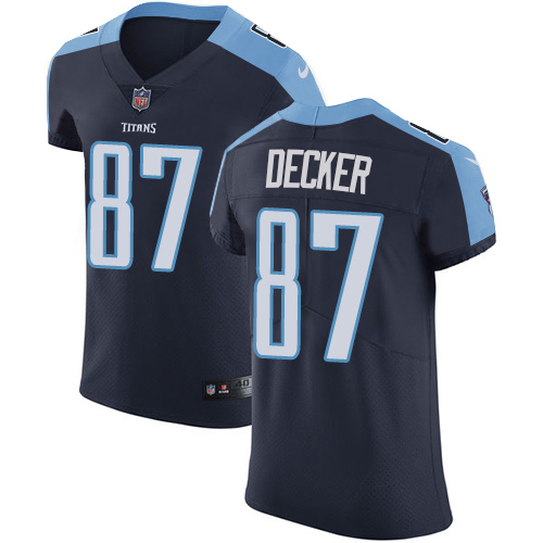 Nike Titans #87 Eric Decker Navy Blue Alternate Men's Stitched NFL Vapor Untouchable Elite Jersey Nike Titans #87 Eric Decker Navy Blue Alternate Men's Stitched NFL Vapor Untouchable Elite Jersey