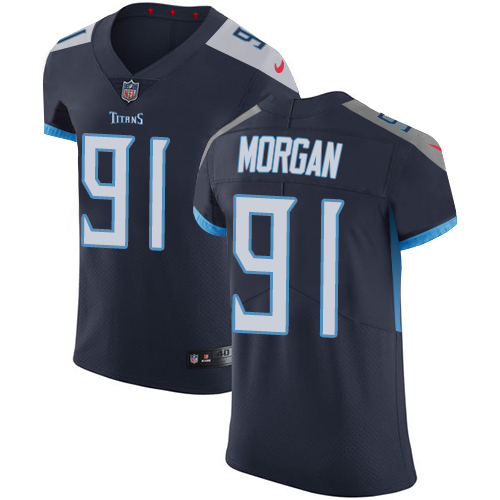 Nike Titans #91 Derrick Morgan Navy Blue Team Color Men's Stitched NFL Vapor Untouchable Elite Jersey Nike Titans #91 Derrick Morgan Navy Blue Team Color Men's Stitched NFL Vapor Untouchable Elite Jersey