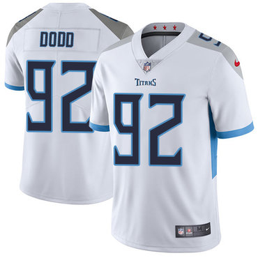 Nike Titans #92 Kevin Dodd White Men's Stitched NFL Vapor Untouchable Limited Jersey