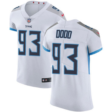 Nike Titans #93 Kevin Dodd White Men's Stitched NFL Vapor Untouchable Elite Jersey Nike Titans #93 Kevin Dodd White Men's Stitched NFL Vapor Untouchable Elite Jersey