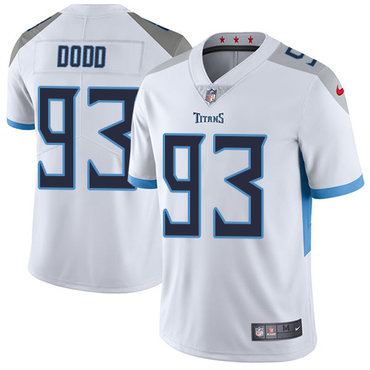 Nike Titans #93 Kevin Dodd White Men's Stitched NFL Vapor Untouchable Limited Jersey Nike Titans #93 Kevin Dodd White Men's Stitched NFL Vapor Untouchable Limited Jersey