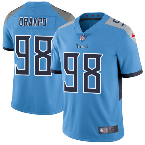 Nike Titans #98 Brian Orakpo Light Blue Alternate Men's Stitched NFL Vapor Untouchable Limited Jersey Nike Titans #98 Brian Orakpo Light Blue Alternate Men's Stitched NFL Vapor Untouchable Limited Jersey