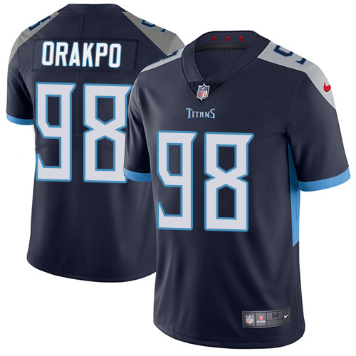 Nike Titans #98 Brian Orakpo Navy Blue Team Color Men's Stitched NFL Vapor Untouchable Limited Jersey Nike Titans #98 Brian Orakpo Navy Blue Team Color Men's Stitched NFL Vapor Untouchable Limited Jersey