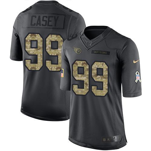 Nike Titans #99 Jurrell Casey Black Men's Stitched NFL Limited 2016 Salute To Service Jersey Nike Titans #99 Jurrell Casey Black Men's Stitched NFL Limited 2016 Salute To Service Jersey
