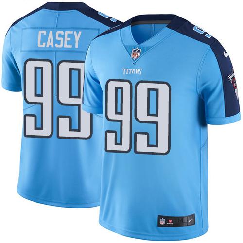 Nike Titans #99 Jurrell Casey Light Blue Team Color Youth Stitched NFL Vapor Untouchable Limited Jersey