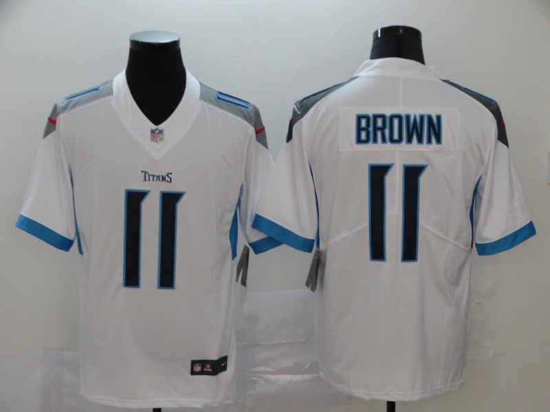 Nike Titans 11 A.J. Brown White New Vapor Untouchable Limited Jersey Nike Titans 11 A.J. Brown White New Vapor Untouchable Limited Jersey