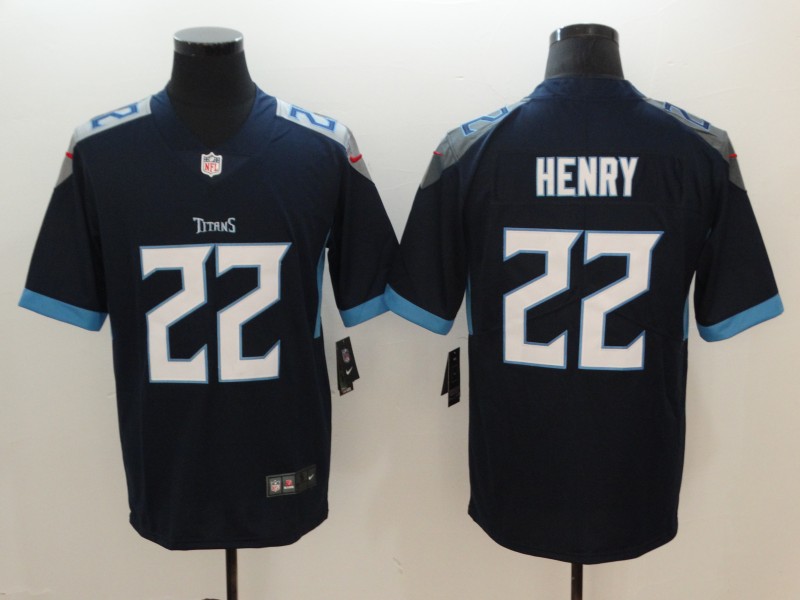Nike Titans 22 Derrick Henry Navy Vapor Untouchable Player Limited Jersey Nike Titans 22 Derrick Henry Navy Vapor Untouchable Player Limited Jersey