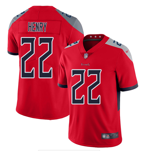 Nike Titans 22 Derrick Henry Red New Vapor Untouchable Player Limited Jersey Nike Titans 22 Derrick Henry Red New Vapor Untouchable Player Limited Jersey