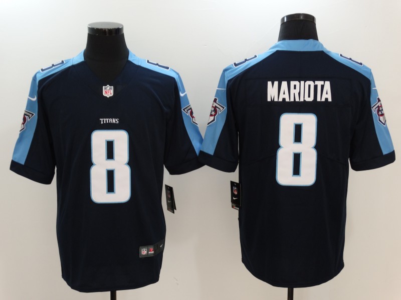 Nike Titans 8 Marcus Mariota Navy Vapor Untouchable Player Limited Jersey Nike Titans 8 Marcus Mariota Navy Vapor Untouchable Player Limited Jersey