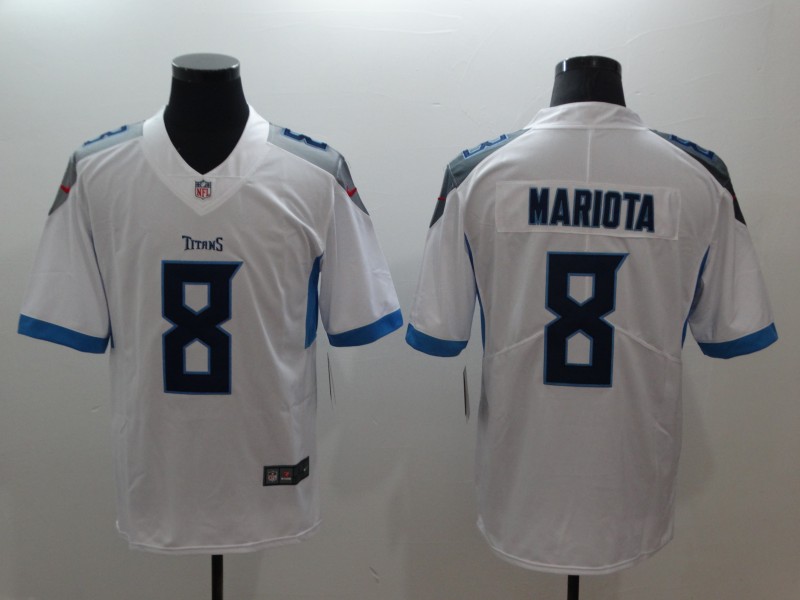 Nike Titans 8 Marcus Mariota White Vapor Untouchable Limited Jersey Nike Titans 8 Marcus Mariota White Vapor Untouchable Limited Jersey