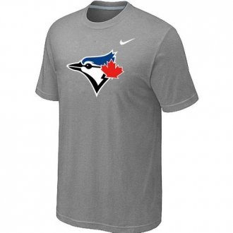 Nike Toronto Blue Jays Authentic Logo T-Shirt Grey Nike Toronto Blue Jays Authentic Logo T-Shirt Grey
