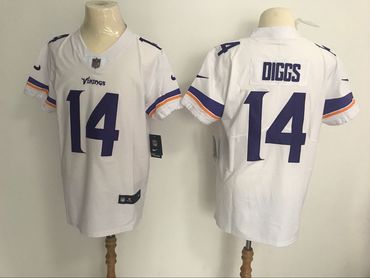 Nike Vikings #14 Stefon Diggs White Men's Stitched NFL Vapor Untouchable Elite Jersey Nike Vikings #14 Stefon Diggs White Men's Stitched NFL Vapor Untouchable Elite Jersey