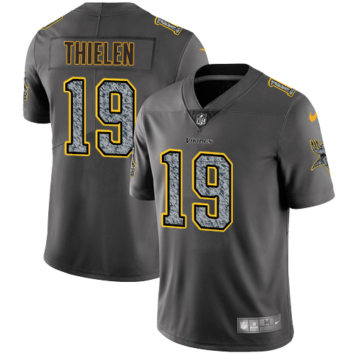 Nike Vikings #19 Adam Thielen Gray Static Men's Stitched NFL Vapor Untouchable Limited Jersey Nike Vikings #19 Adam Thielen Gray Static Men's Stitched NFL Vapor Untouchable Limited Jersey