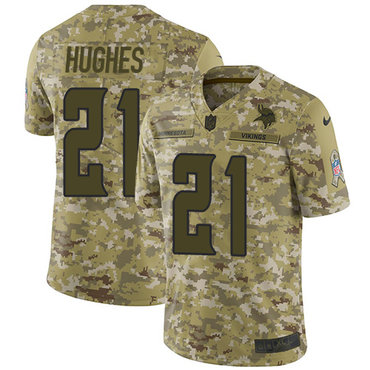 Nike Vikings #21 Mike Hughes Camo Youth Stitched NFL Limited 2018 Salute to Service Jersey Nike Vikings #21 Mike Hughes Camo Youth Stitched NFL Limited 2018 Salute to Service Jersey