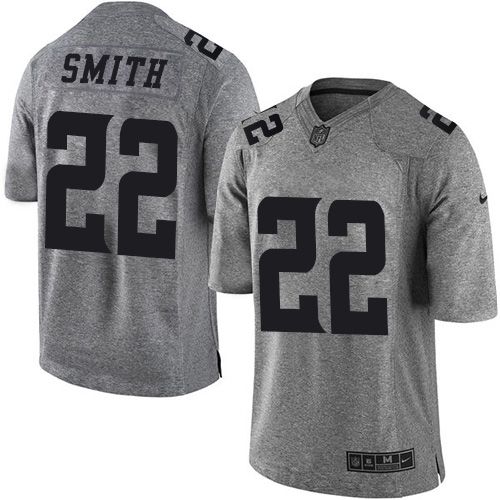 Nike Vikings #22 Harrison Smith Gray Men's Stitched NFL Limited Gridiron Gray Jersey Nike Vikings #22 Harrison Smith Gray Men's Stitched NFL Limited Gridiron Gray Jersey