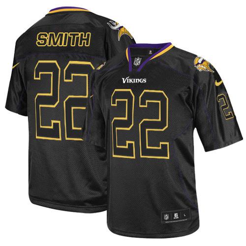 Nike Vikings #22 Harrison Smith Lights Out Black Men's Stitched NFL Elite Jersey Nike Vikings #22 Harrison Smith Lights Out Black Men's Stitched NFL Elite Jersey