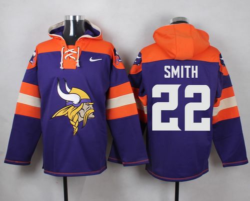 Nike Vikings #22 Harrison Smith Purple Player Pullover NFL Hoodie Nike Vikings #22 Harrison Smith Purple Player Pullover NFL Hoodie