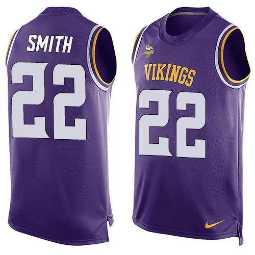 Nike Vikings #22 Harrison Smith Purple Team Color Men's Stitched NFL Limited Tank Top Jersey Nike Vikings #22 Harrison Smith Purple Team Color Men's Stitched NFL Limited Tank Top Jersey