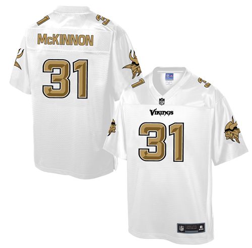 Nike Vikings #31 Jerick McKinnon White Men's NFL Pro Line Fashion Game Jersey Nike Vikings #31 Jerick McKinnon White Men's NFL Pro Line Fashion Game Jersey