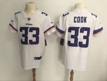 Nike Vikings #33 Dalvin Cook White Men's Stitched NFL Vapor Untouchable Elite Jersey Nike Vikings #33 Dalvin Cook White Men's Stitched NFL Vapor Untouchable Elite Jersey