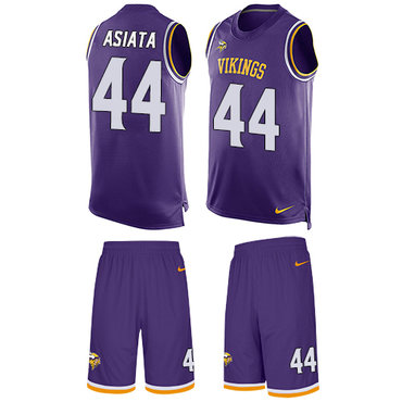 Nike Vikings #44 Matt Asiata Purple Team Color Men's Stitched NFL Limited Tank Top Suit Jersey Nike Vikings #44 Matt Asiata Purple Team Color Men's Stitched NFL Limited Tank Top Suit Jersey