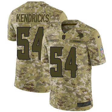 Nike Vikings #54 Eric Kendricks Camo Men's Stitched NFL Limited 2018 Salute To Service Jersey Nike Vikings #54 Eric Kendricks Camo Men's Stitched NFL Limited 2018 Salute To Service Jersey