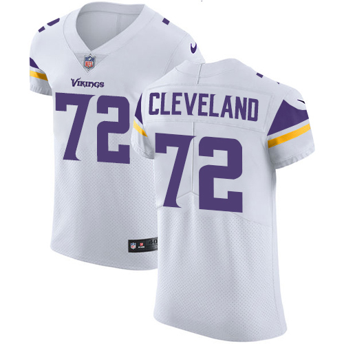 Nike Vikings #72 Ezra Cleveland White Men's Stitched NFL New Elite Jersey Nike Vikings #72 Ezra Cleveland White Men's Stitched NFL New Elite Jersey