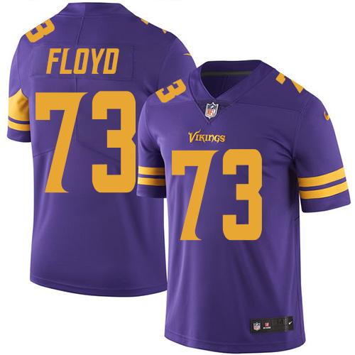 Nike Vikings #73 Sharrif Floyd Purple Men's Stitched NFL Limited Rush Jersey Nike Vikings #73 Sharrif Floyd Purple Men's Stitched NFL Limited Rush Jersey