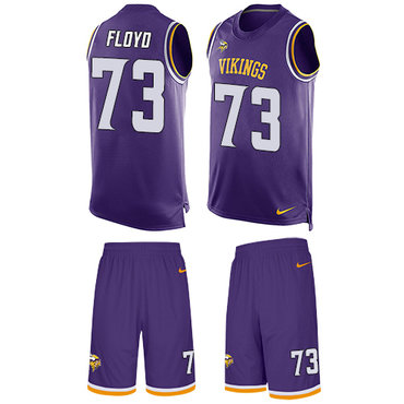 Nike Vikings #73 Sharrif Floyd Purple Team Color Men's Stitched NFL Limited Tank Top Suit Jersey Nike Vikings #73 Sharrif Floyd Purple Team Color Men's Stitched NFL Limited Tank Top Suit Jersey