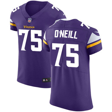 Nike Vikings #75 Brian O'Neill Purple Team Color Men's Stitched NFL Vapor Untouchable Elite Jersey Nike Vikings #75 Brian O'Neill Purple Team Color Men's Stitched NFL Vapor Untouchable Elite Jersey